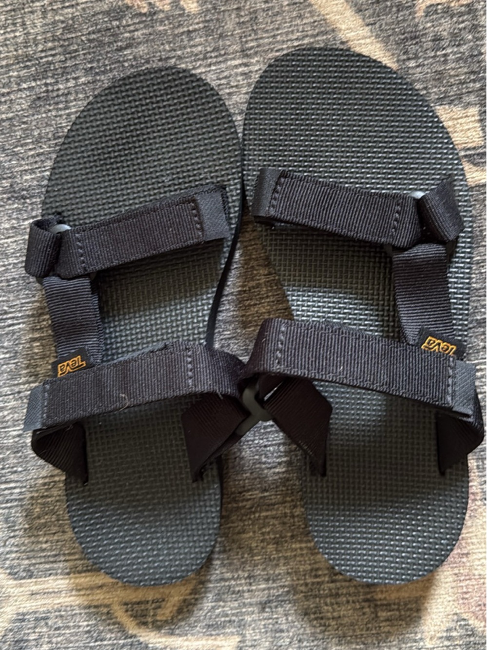 Teva Black Outdoor Sandals Size 6